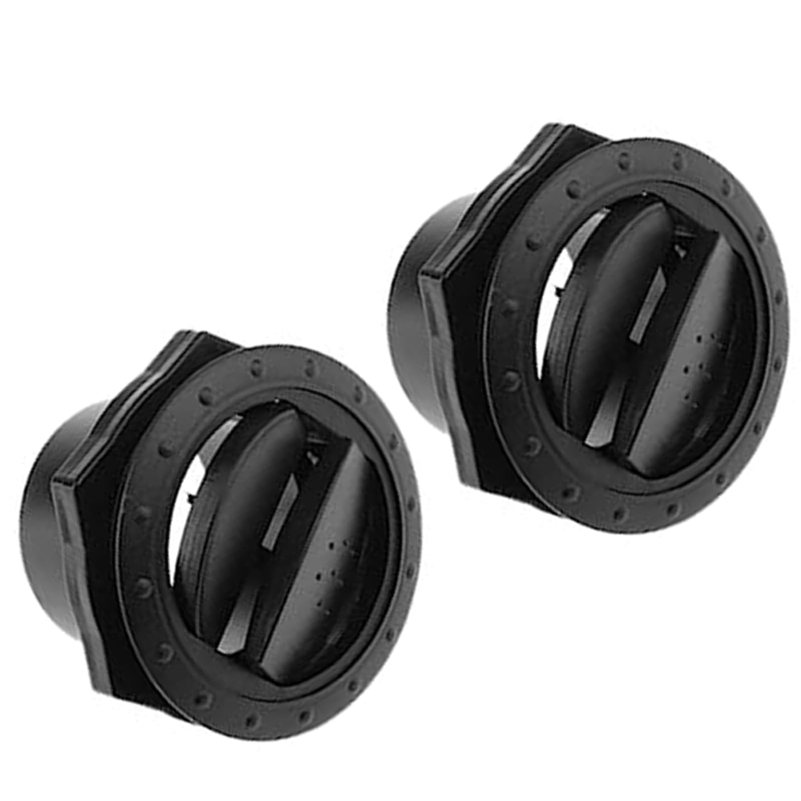 Copertura Presa Aria Rotonda Per Auto/Camper - Nero, Diametro 60mm, Confezione Da 2, In ABS - Foto 9