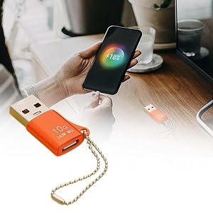 USB-C to USB Adapter 2-in-1 Dual USB 3 0 Port Hub with Fast Data Transfer and Charging Compact