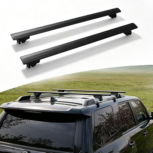 2Pcs Cross Bars fits for Ford Expedition 2018-2024 Roof Rail Racks Crossbars, Aluminum Cargo Carrier Luggage Rack