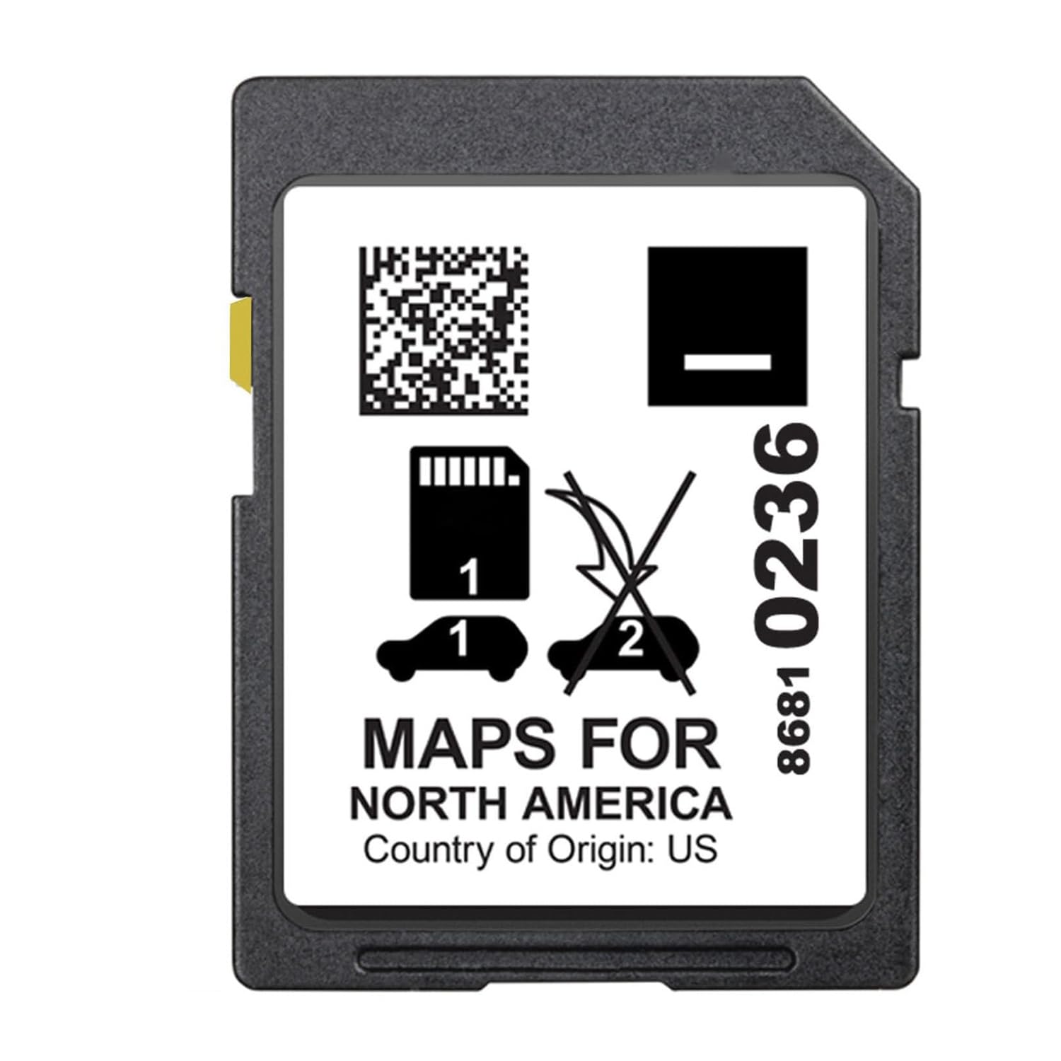 Tarjeta de NavegacióN de Mapas MáS Reciente de 2023 86810236 para Cadili Chevry Tarjeta de Mapa Tarjeta de Memoria GPS de del Norte