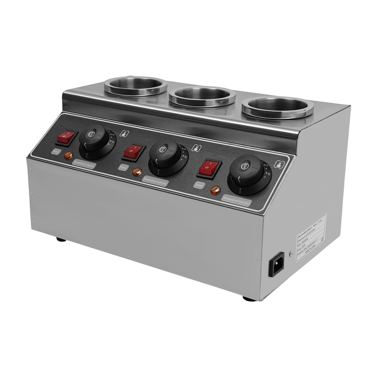 Distributore elettrico di salse, macchina per la conservazione del calore, per l'uso in grandi cucine, caffetterie, ristoranti, panetterie, catene di fast food, negozi di convenienza, caffetterie,