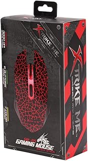 Xtrike ME GM- 205 Wired Gaming Mouse Backlit Scroll Wheel With 6 Buttons And Optical Sensor For Computer 1.5M - Multi Color