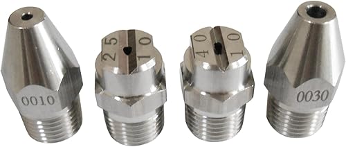 Miniatura 7 de Boquilla de lavado a presión de 4 GPM, kits de boquillas de lavado suave de limpieza de agua de punta Jrod de 4 vías, soporte de punta de lavado de