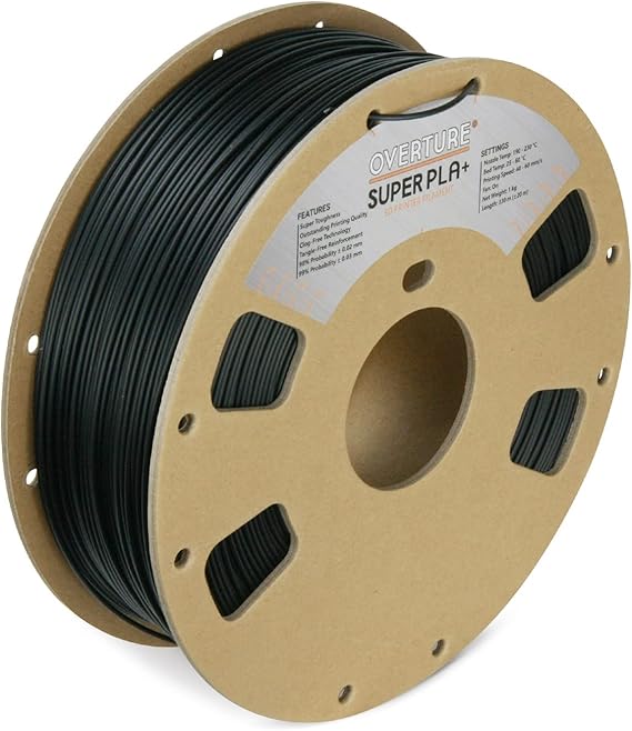 OVERTURE Super PLA+ Filament 1.75mm, Toughness Enhanced PLA