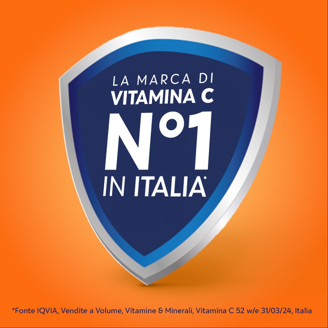 Cebion Vitamina C 500 mg Masticabile Arancia,Supporta il Sistema Immunitario1 e il Metabolismo Energetico, 80 Compresse, Integratore Alimentare