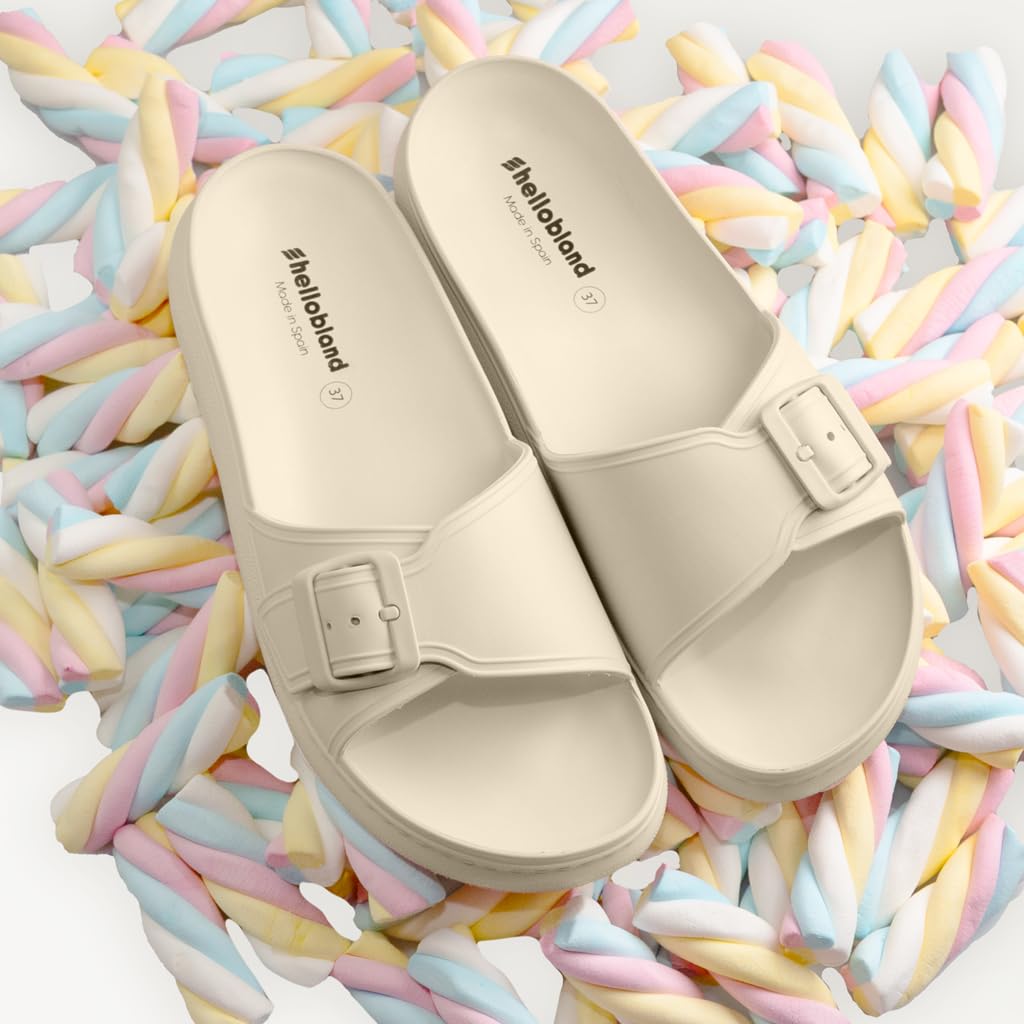 Sandalias de mujer verano Marbella - Sandalias pala hebilla mujer - 100% fabricado en España