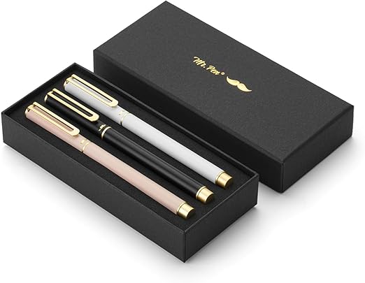 Mr. Pen- Luxury Pen Set, Assorted Color Barrels, Black Ink, Fancy Pen, Fancy Pens for Women, Nice Pens for Men, Pen Gift
