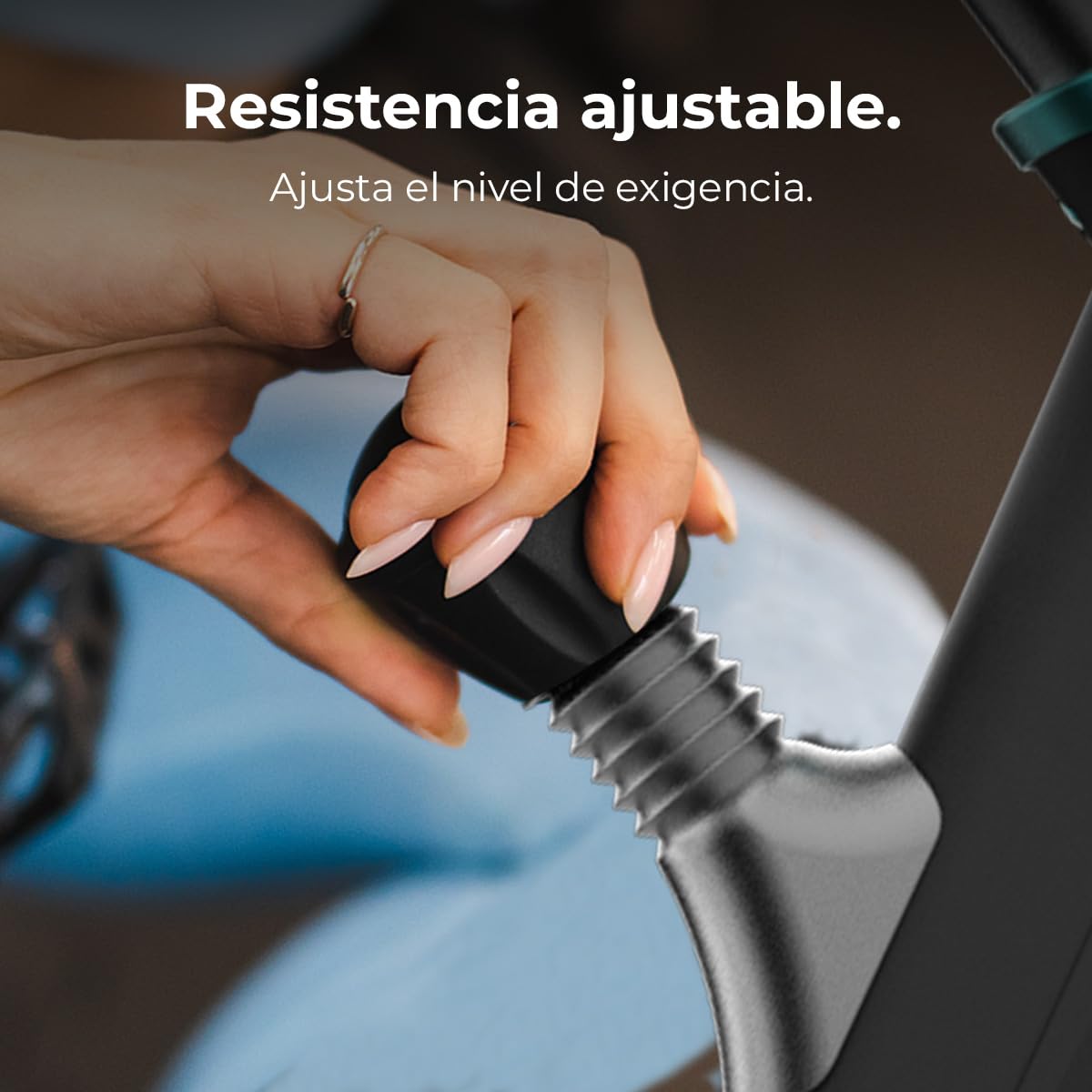Cecotec Bicicleta Estática Indoor con Volante de Inercia de 16 a 25 Kg DrumFit Indoor 20000 Race. Pulsómetro, Pantalla LCD, Soporte Dispositivos y Botella, Manillar Deportivo, Ruedas, Sillín Ajustable