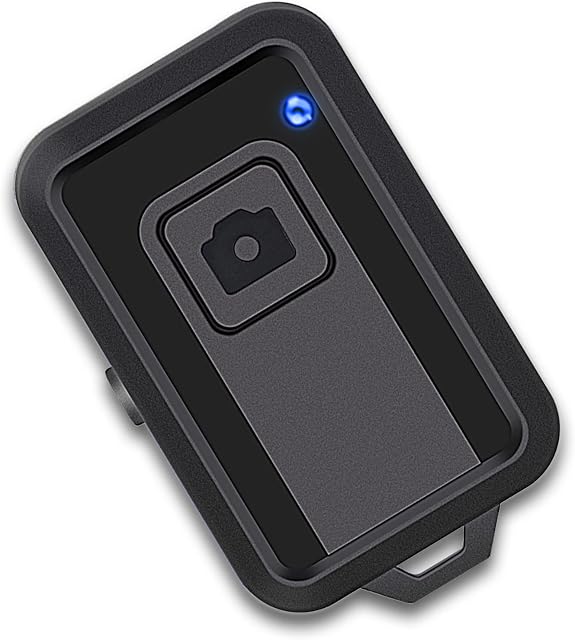 zetong Phone Remote Control, Wireless Camera Remote Shutter for Smartphones Compatible with iPhone/iPad or Any Other Cell Phones/Tablet (Black)