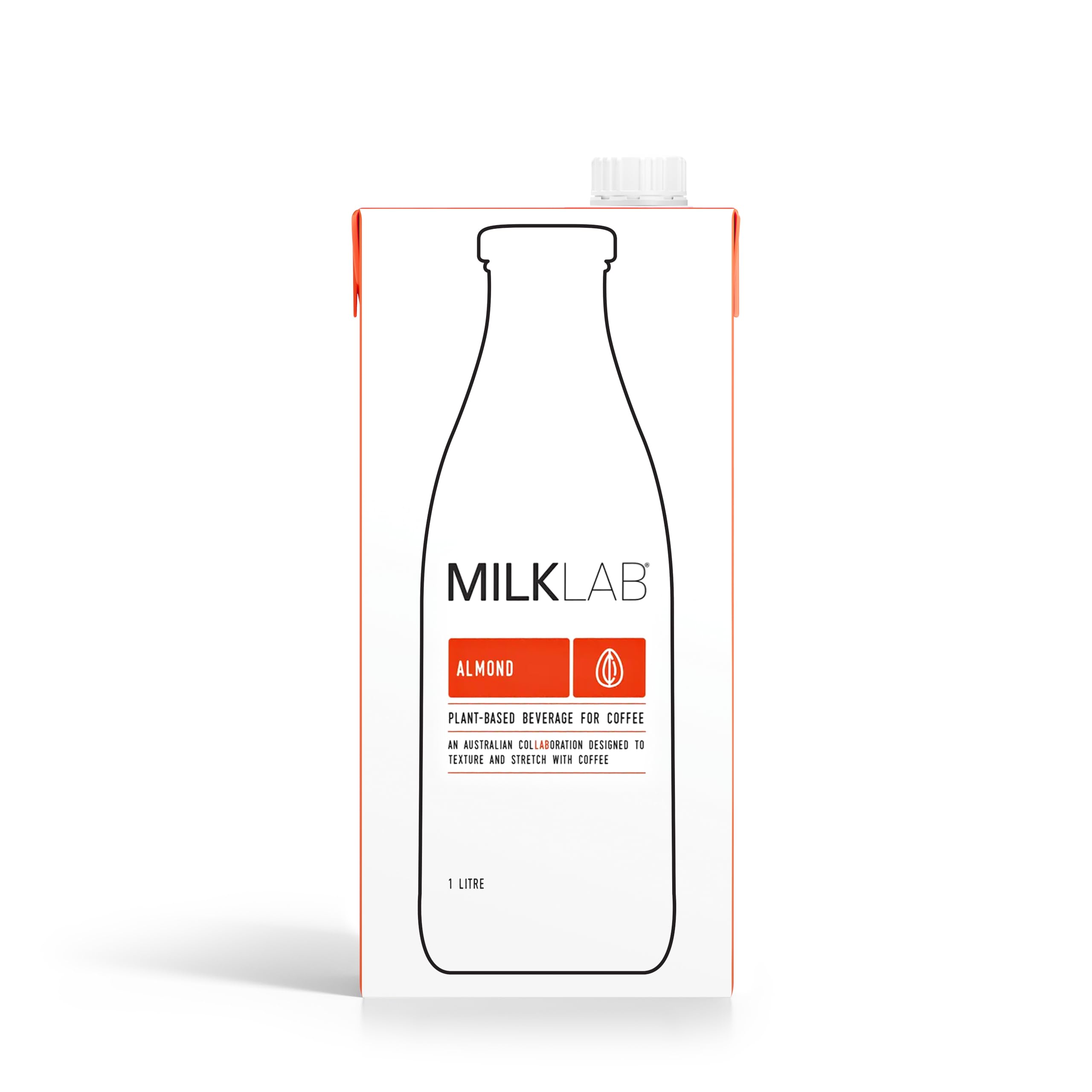 Milklab Plant Based Almond Milk | 1 Liters | 100% Australian Almonds | No Added Sugar | Nutrients-Rich | Healthy teeth & bones | No artificial colors & flavours