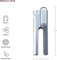 Vista 4 de KitchenAid No Mess - Abrelatas multifunción, talla única, color gris