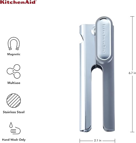 Vista 4 de KitchenAid No Mess Multi Function Can Opener, One size, Gray