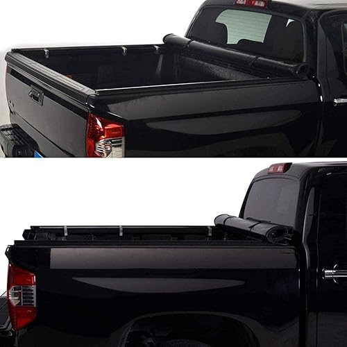 Miniatura 3 de Cubierta impermeable de 5 pies con abrazadera para cama + tira de sellado para Ranger 19-23, cubierta Tonneau suave enrollable para Ford Ranger 2019