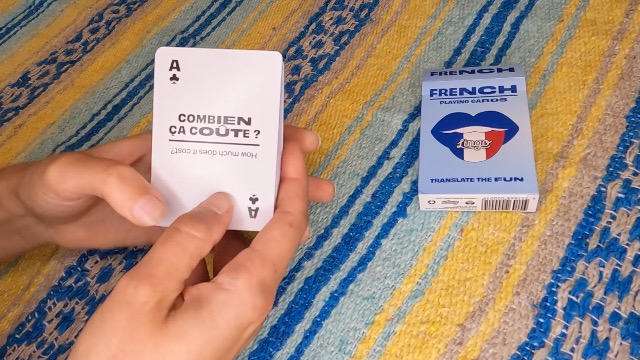 Amazon.com: Lingo French Playing Cards in Premium Travel Tin