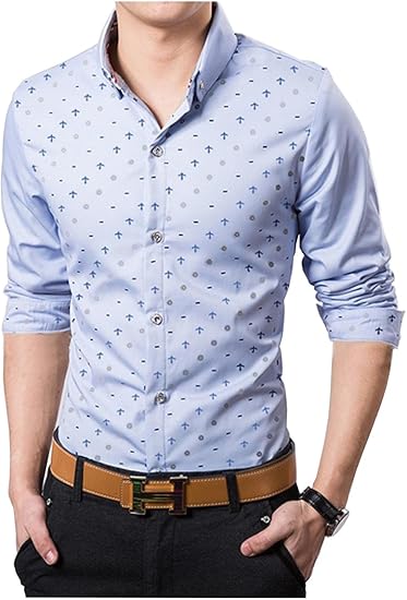 Amazon シャツ マリン柄 カジュアル メンズ M L 白 黒 紺 水色 春 夏 秋 L スカイブルー シャツ 通販 Amazon シャツ マリン柄 カジュアル メンズ M L 白 黒 紺 水色 春 夏 秋 L スカイブルー シャツ 通販