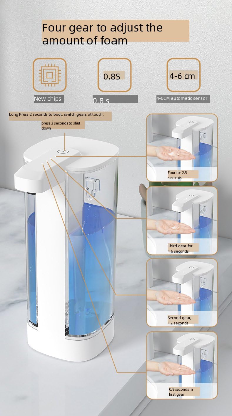 Nuovo dispenser automatico di sapone a induzione P13 schiuma lavatrice a mano alimentatore liquido dispenser sapone detergente a parete tipo gel
