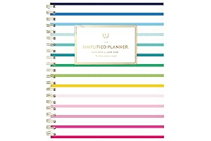 Weekly & Monthly Planner 2024-2025 by Emily Ley: AT-A-GLANCE Simplified, Large (EL24-905A)