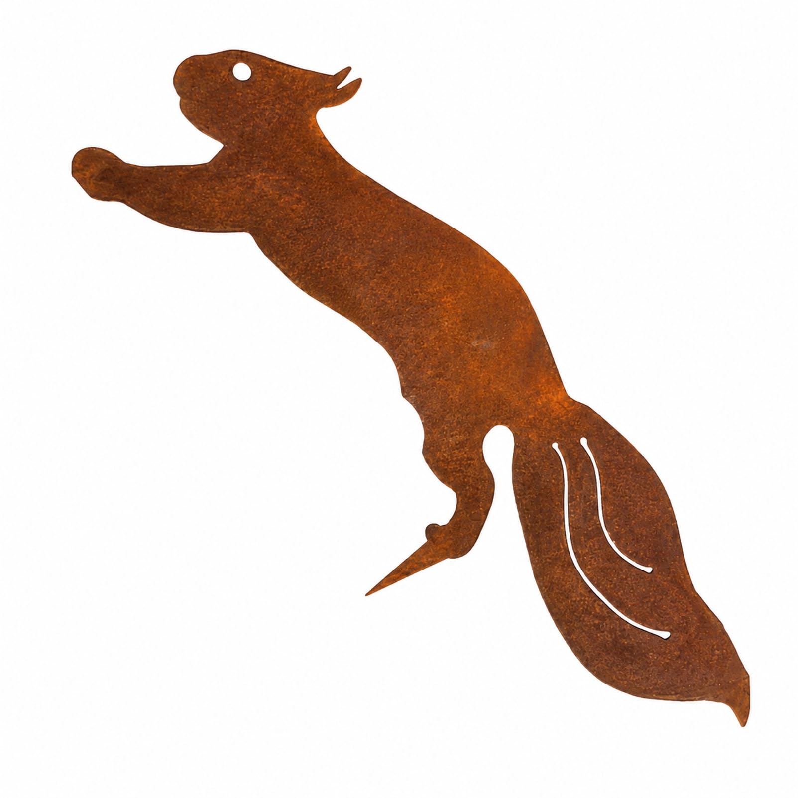CASOME Rustic Metal Animal Garden Stake, Vintage Outdoor Yard Art Decor For Lawn, Garden, Patio And Flower Bed, Farmhouse Landscape Ornament(Squirrel)
