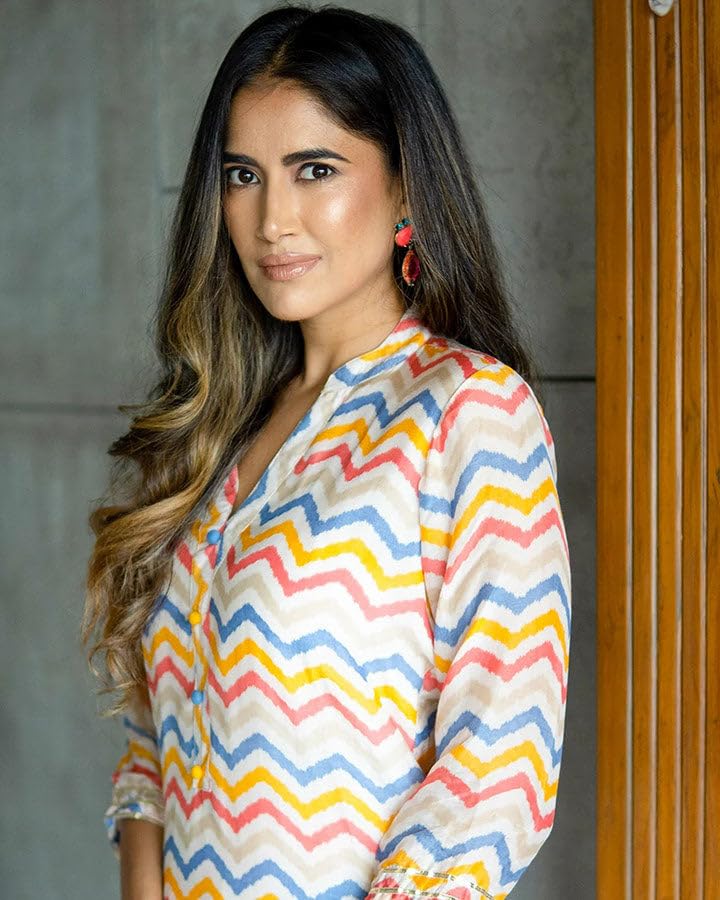 Lookmark Kurta Set Sizzle With Ethnic Flair Make Heads Turn With Our Vibrant Cotton Blend Printed Kurti Pant Sets Multicolour