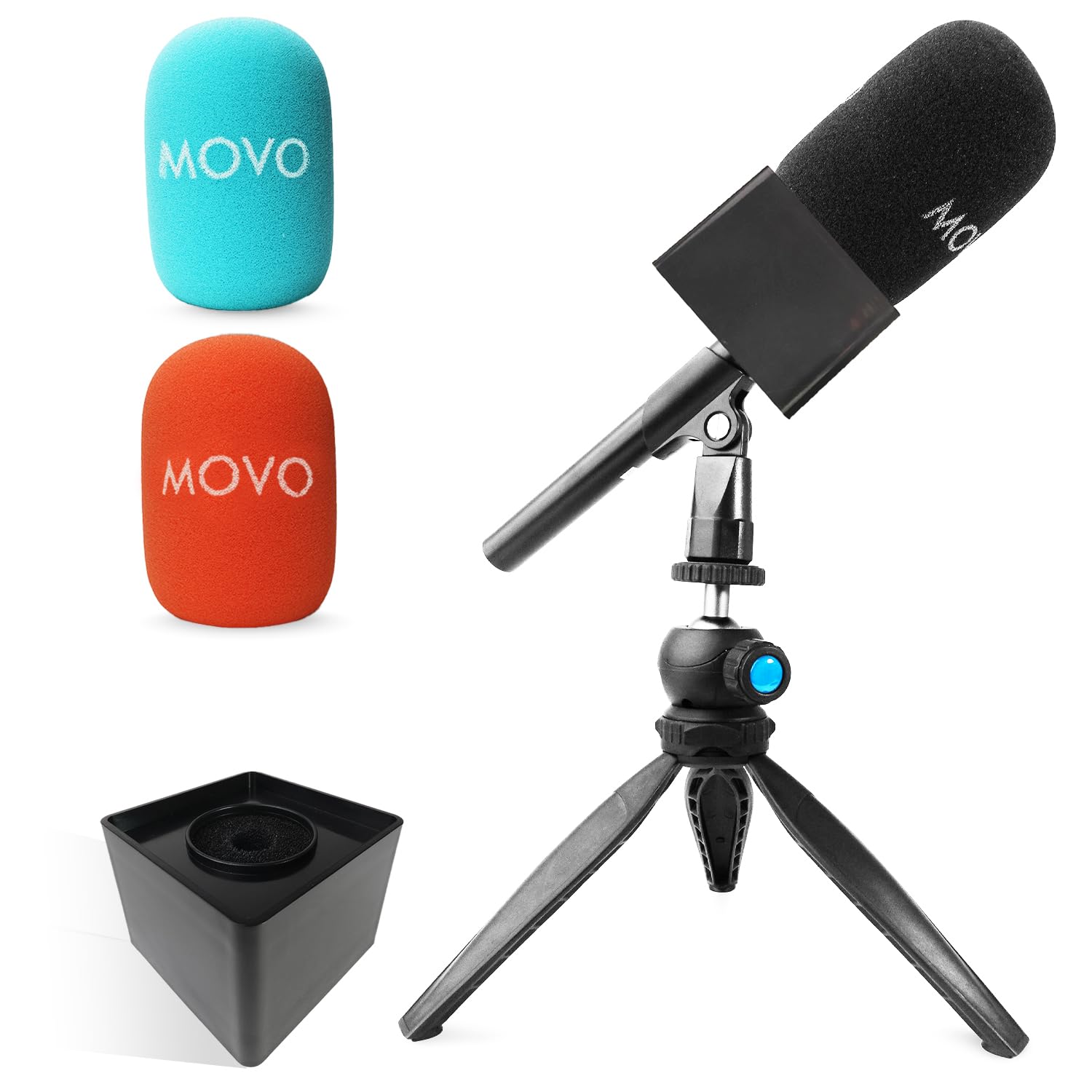Amazon.com: Movo WMX-HM Wireless Interview Microphone Adapter w