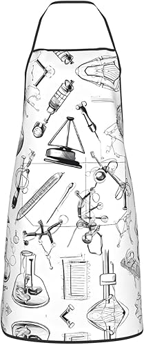 Miniatura 2 de Chemistry Print Apron,Printed Apron, Chef Pron,Home Cooking Apron