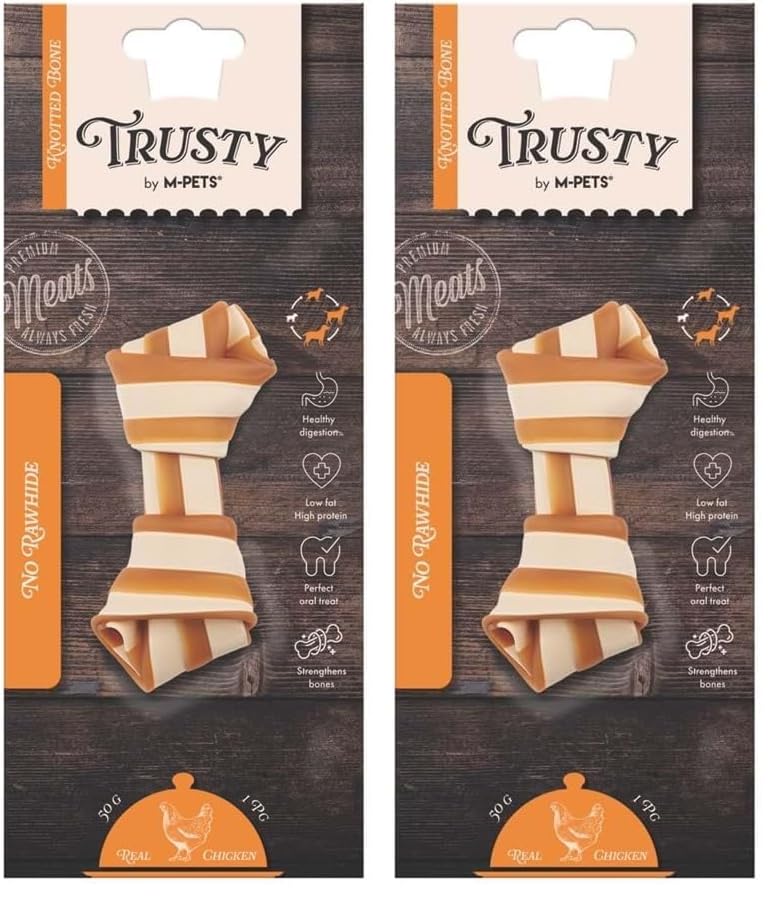 M-PETS TRUSTY CHICKEN TATLI PATATESLİ ÖDÜL 50GR/11,5CM 2li paket