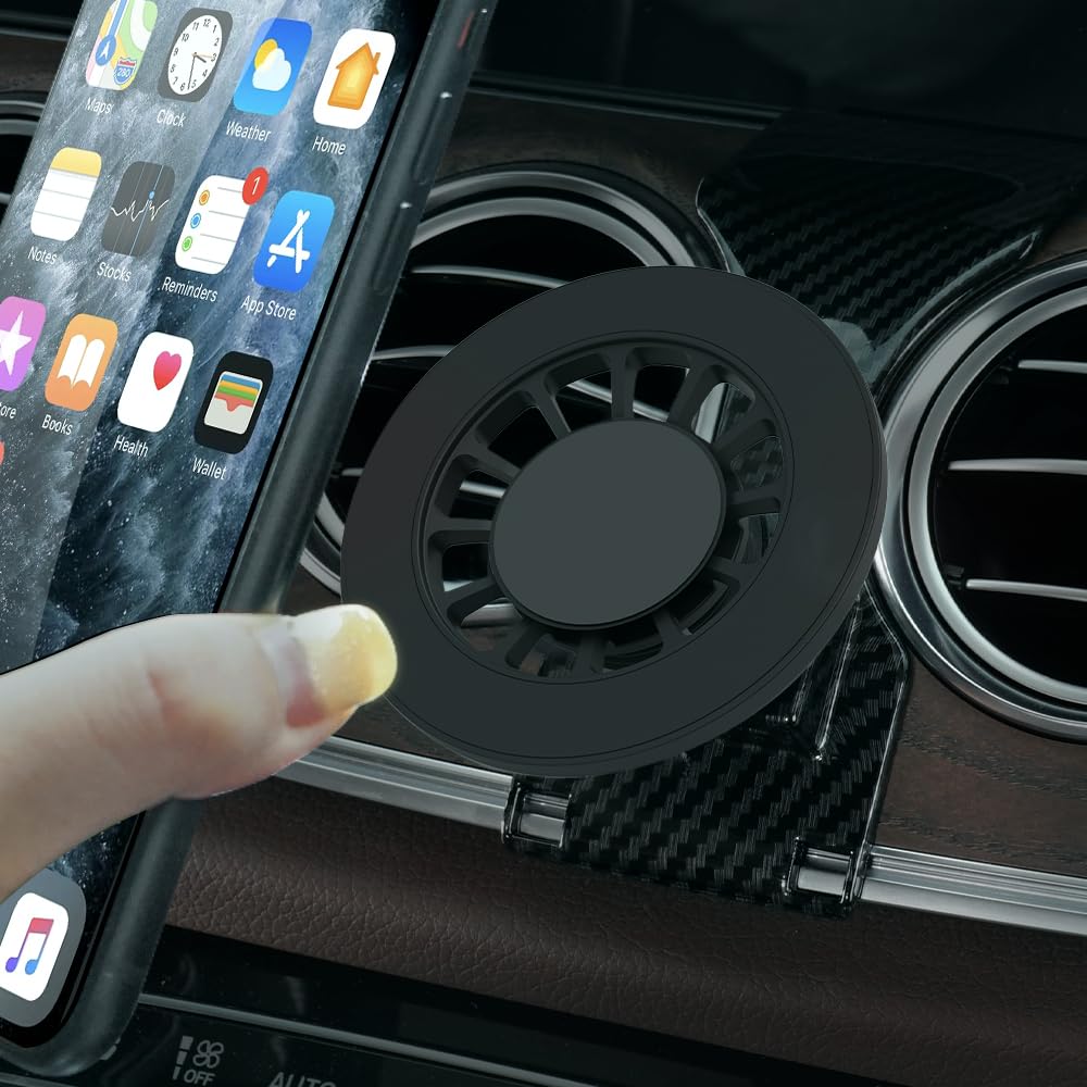 BEERTE Passend für Magsafe Kfz-Halterung für Mercedes Benz E-Klasse 2016–2022, CLS-Klasse 2018–2022 [20 Starke Magnete] Magnetische Handyhalterung für iPhone 15, 14, 13, 12,