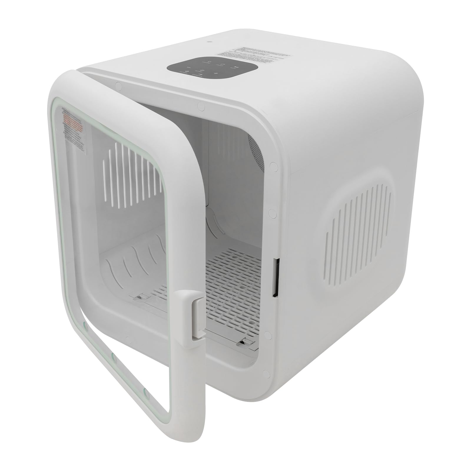 Secador automático para mascotas, caja de secado inteligente de 800 W, secado de 360°, función de control de temperatura de 22-45 °C, menor ruido, secador de mascotas para gatos y perros