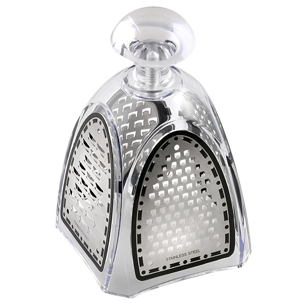 Weis 12412 Vierkantreibe mit Auffangbehälter groß, Edelstahl, Silber, 12 x 12 x 26 cm