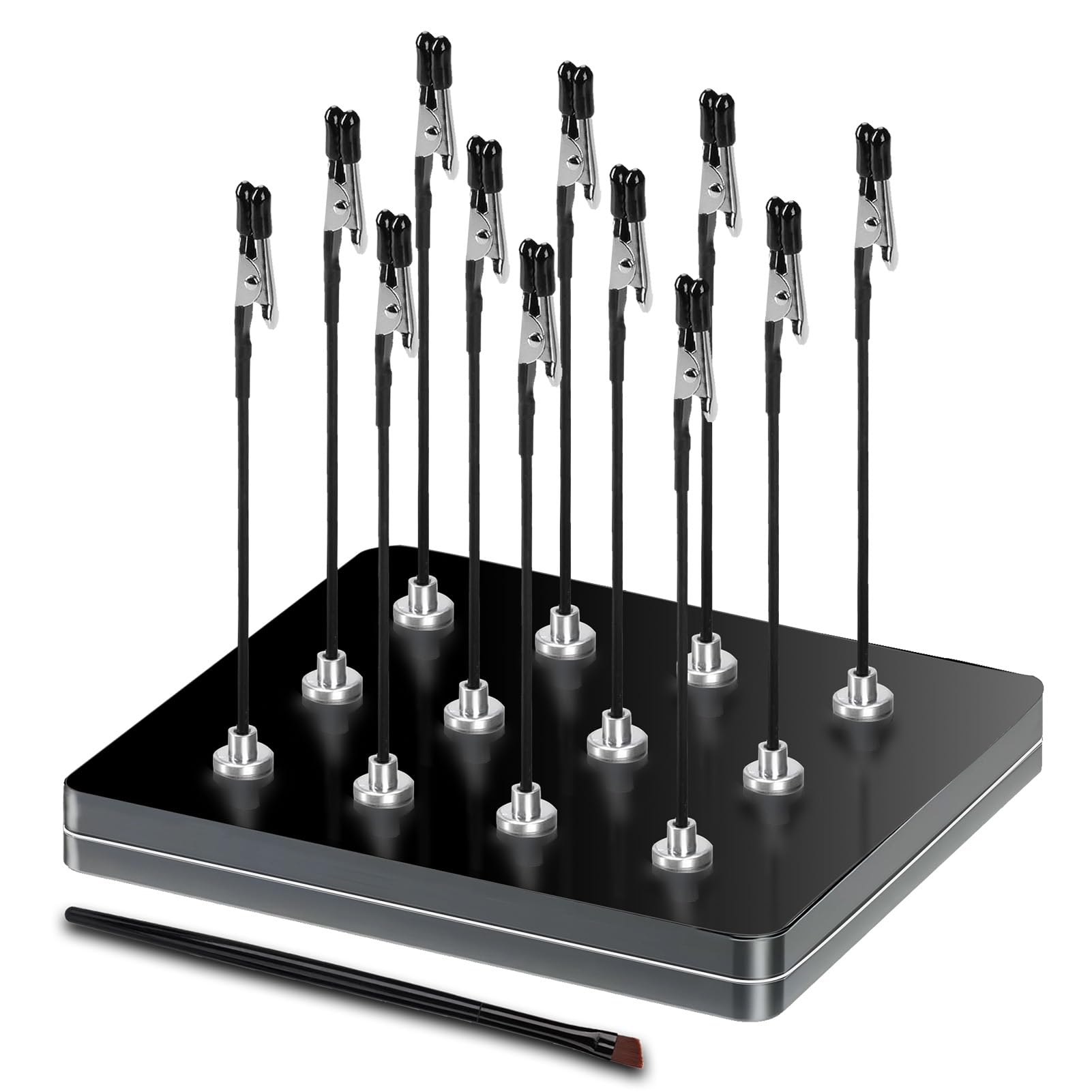 Ruimooto Pack Of 10 Third Hand Soldering And 1 Iron Box As Base - Flexible Soldering Aid With - View #9