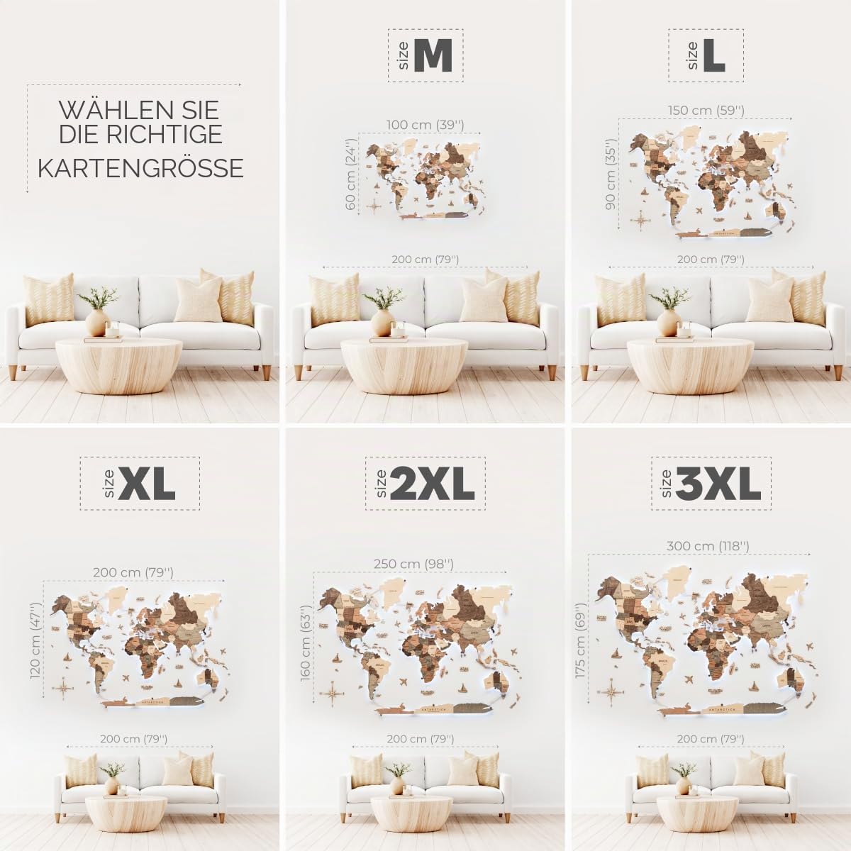 Enjoy The Wood 3D-Holz-Weltkarte, LED 3.0, Wandkunst, moderne Wohnkultur, Geschenke, LED-Beleuchtung, Wanddekoration, Einweihungsgeschenk