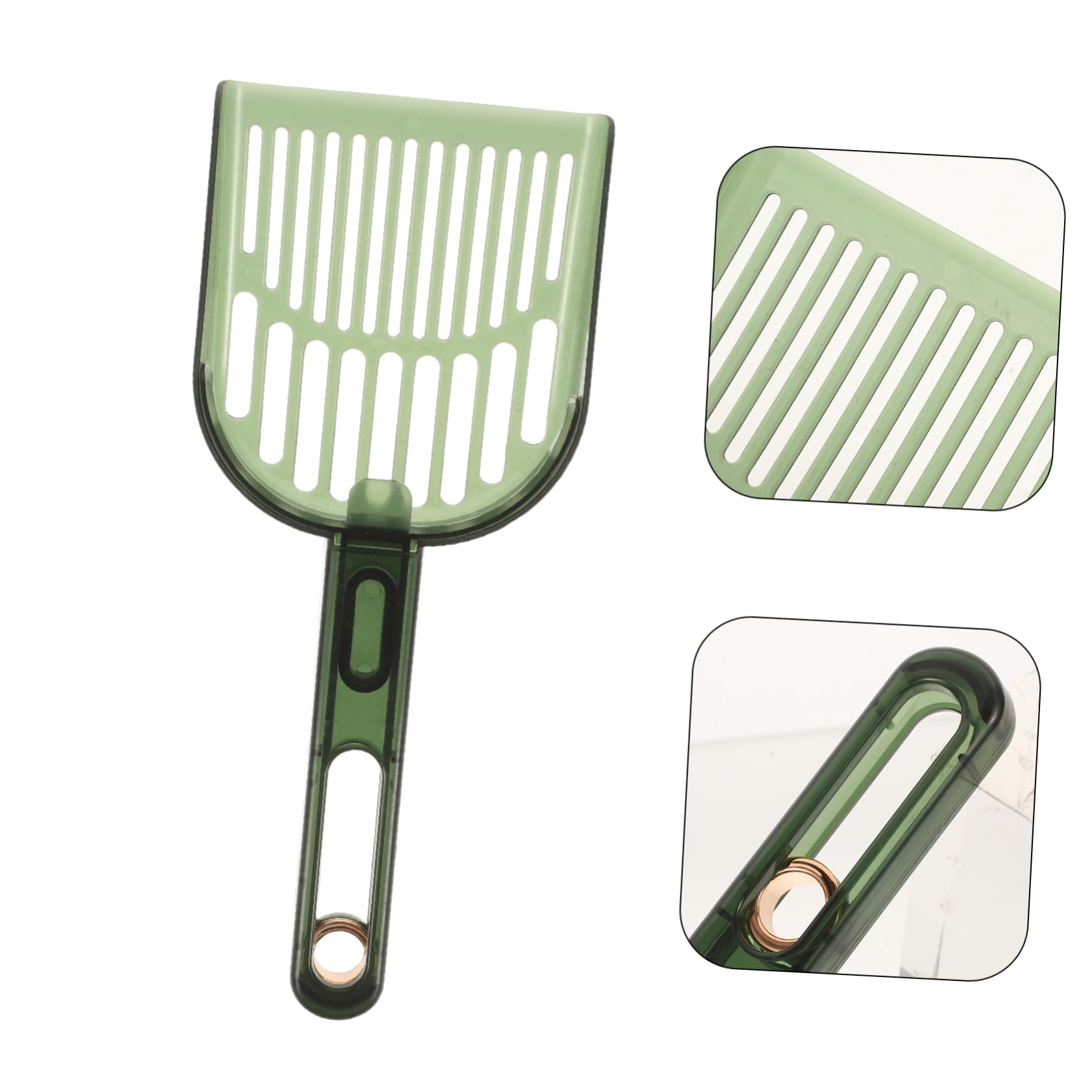 Sosoport 3pezzi Cat Litter Scoop Scoperchio per Lettiera Fessure per Feces Strumento e Facile e