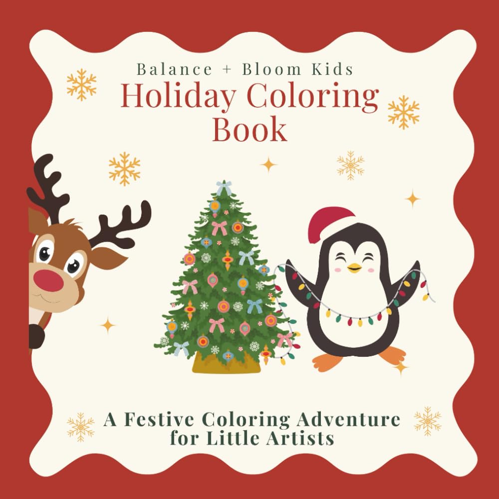 Holiday Coloring Book: A Festive Coloring Adventure for Little Artists