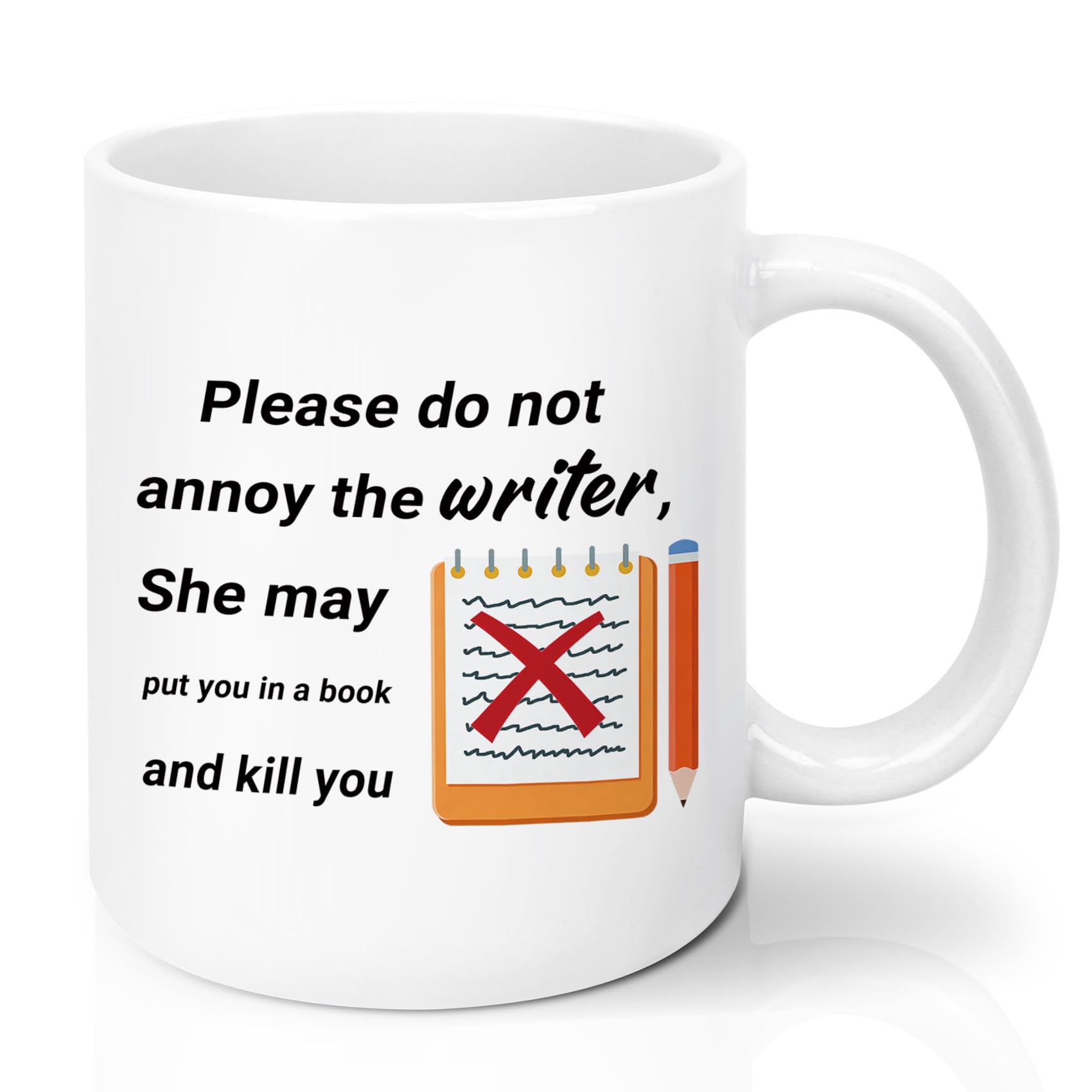 Writers Gifts Ceramic Mug Graduation Gifts for Writers Author Novelist Editor Screenwriter Book Lover Gift for Friend Colleague Birthday Christmas Valentines Easter Gifts for Editor Daughter Auntie