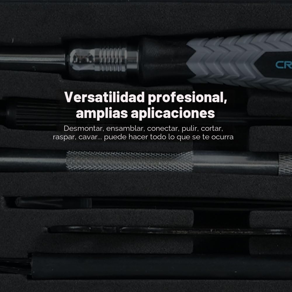 Creality Kit de herramientas para impresora 3D, juego de 74 piezas de herramientas para impresora 3D, kit de envoltorios de herramientas para montaje/retirada/corte de filamento, accesorios para
