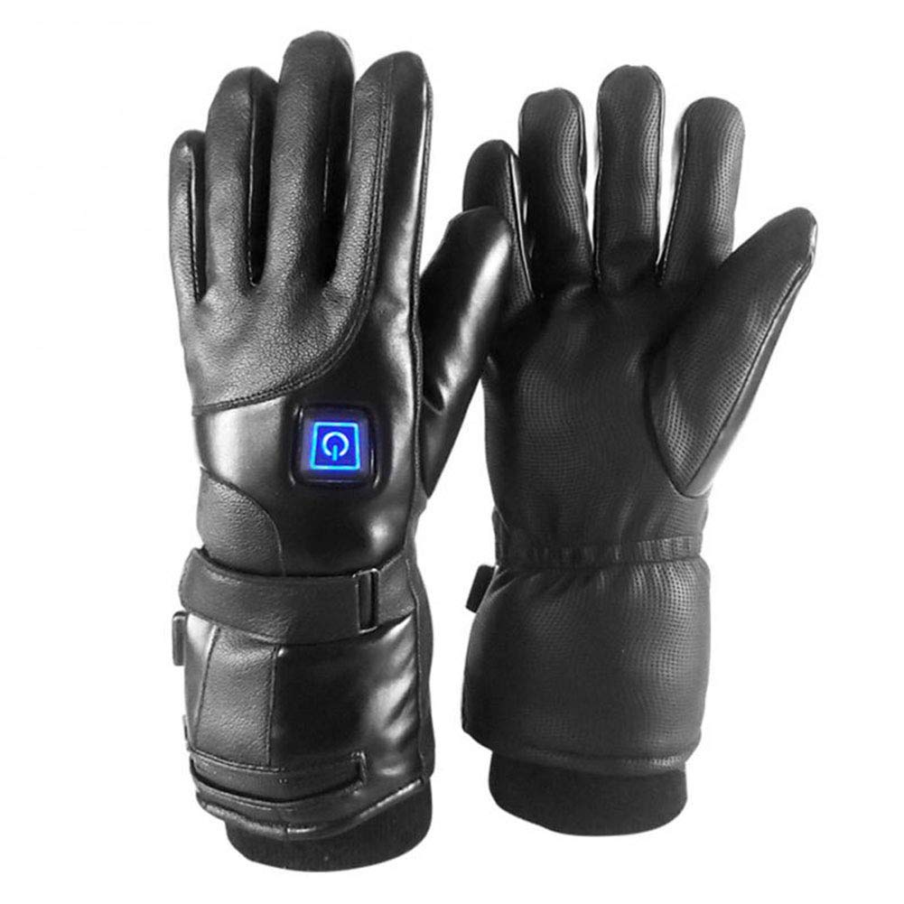 CHEWYNP Guanti riscaldati Ricaricabili per Uomo Donna Touchscreen Alimentato a Batteria Guanti Termici Invernali Antivento Guanti scaldamani per artrite Motocicletta Escursionismo Sci Cicl