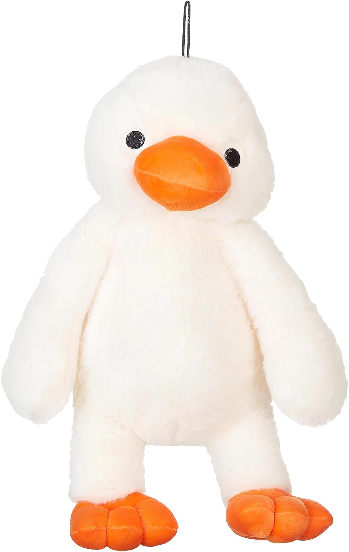 Pet Lou 15 Inch Duck Plush Dog Toy, Durable Super-Soft Fabric Squeaky Interactive Toy for Chewers, Heavy Duty Stuffed Dog Toy, Longest-Lasting