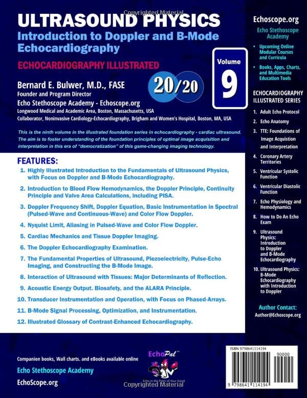Ultrasound Physics: Introduction to Doppler and B-Mode Echocardiography (Echocardiography Ilustrated)