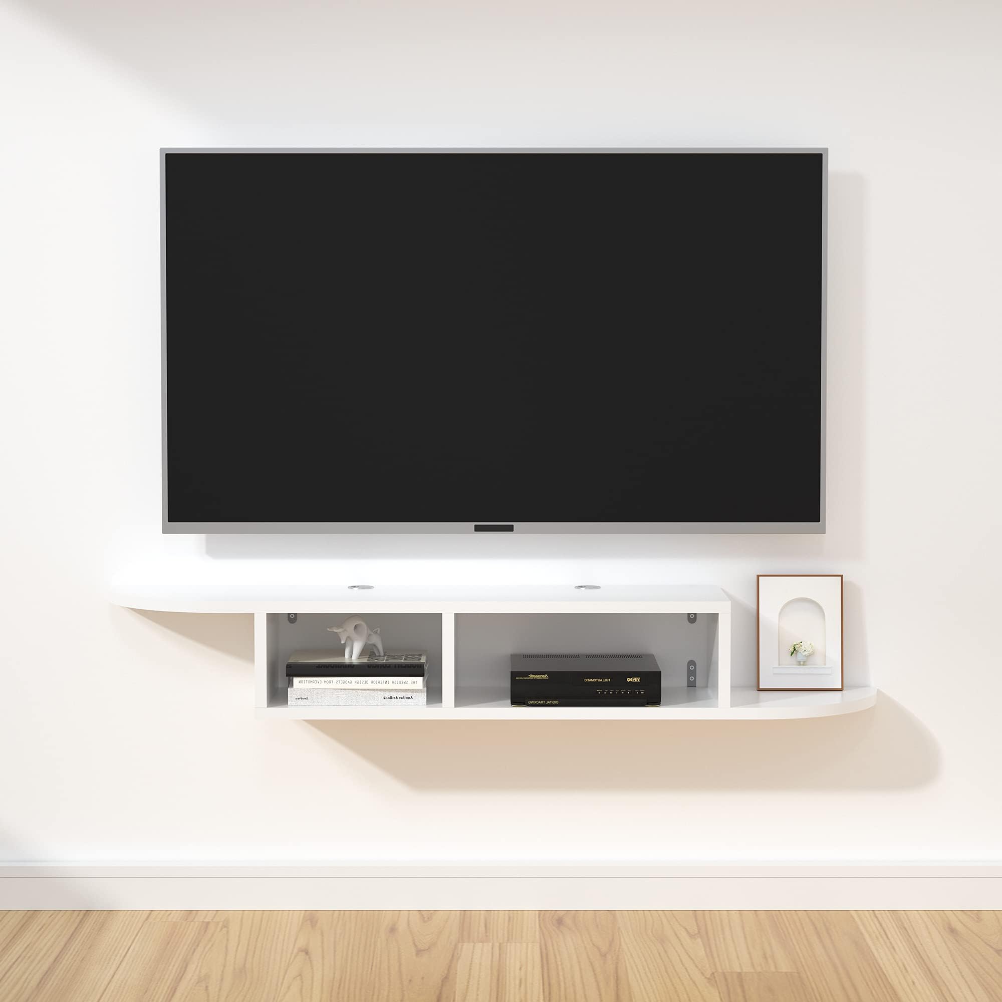 Amazon.com: GHC Floating TV Stand, Wall Mounted Entertainment Center ...