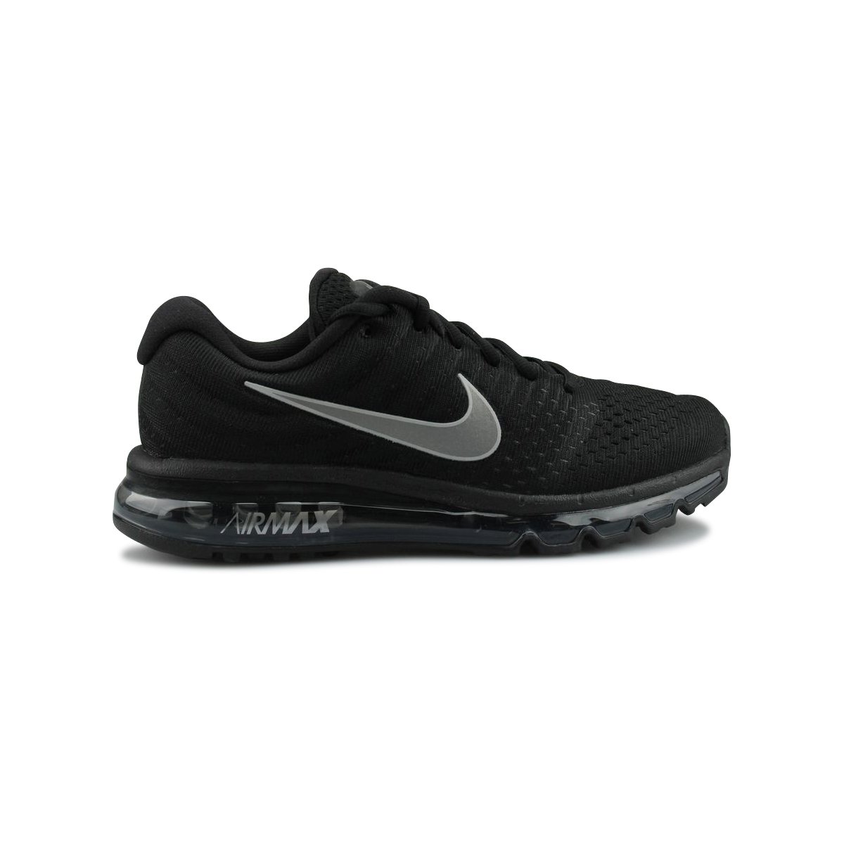 NIKE Men's Sneaker, Black White Dk Smoke Grey Smoke Grey, 8.5
