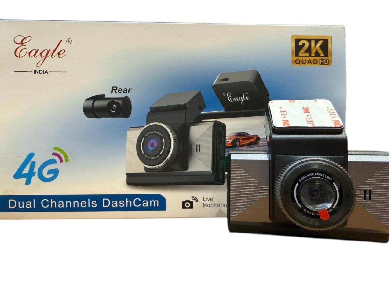 Eagle Dash Camera Front & Rear 4G Dual Channel 2K Quad HD – Smart Car Dashcam with SIM Support, Wide Angle Lens, Night Vision, Loop Recording, G-Sensor, GPS & Parking Monitoring (04-picture-16