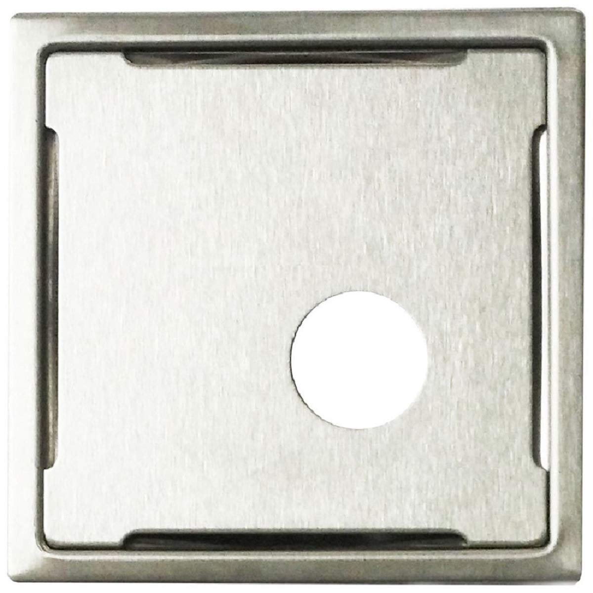 FABULUX Jali with Hole Stainless Steel Plain 6'X6' Grating Cut Jali/Hole Jali/Drain Cover/Jali for Bathroom and Kitchen Floor Water Drain Grating