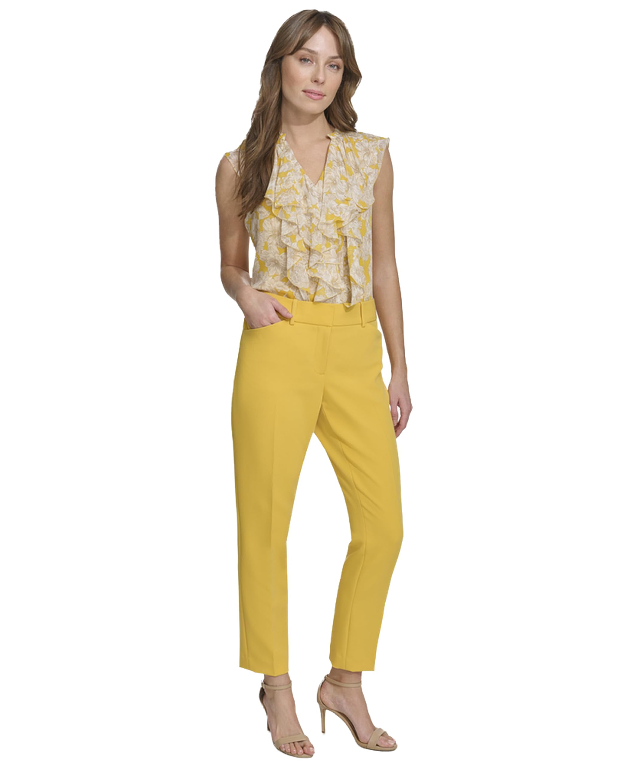Tommy Hilfiger Womens Slim Fit Trouser Trouser Pant