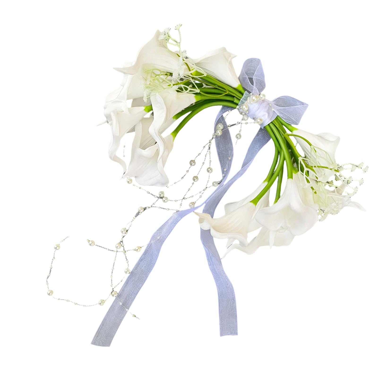 ZEPFJHE Simulation Bridal Handheld Flower for Wedding Ceremonies and Photography Dressingup Hand Carry Artificial Floral Bouquet Wedding Ceremony Flower