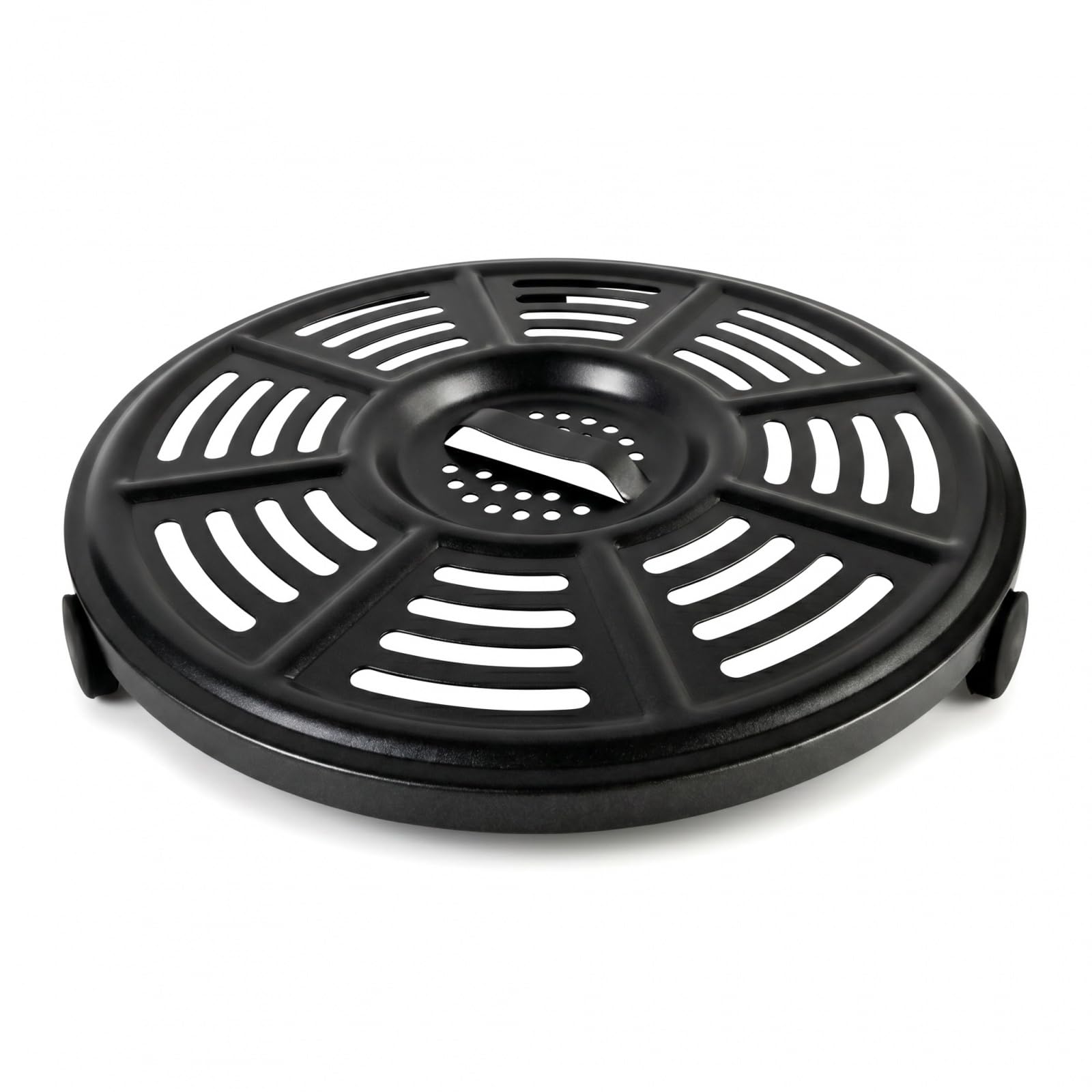 Kemay Air Fryer Replacement Tray for Ninja AF100UK 3.8L and AF160UK 5.2L, Food Grade Non-Stick Air Fryer Crisper Plate Accessories, Air Fryer Grill Pan Rack with Rubber Bumpers, Dishwasher Safe