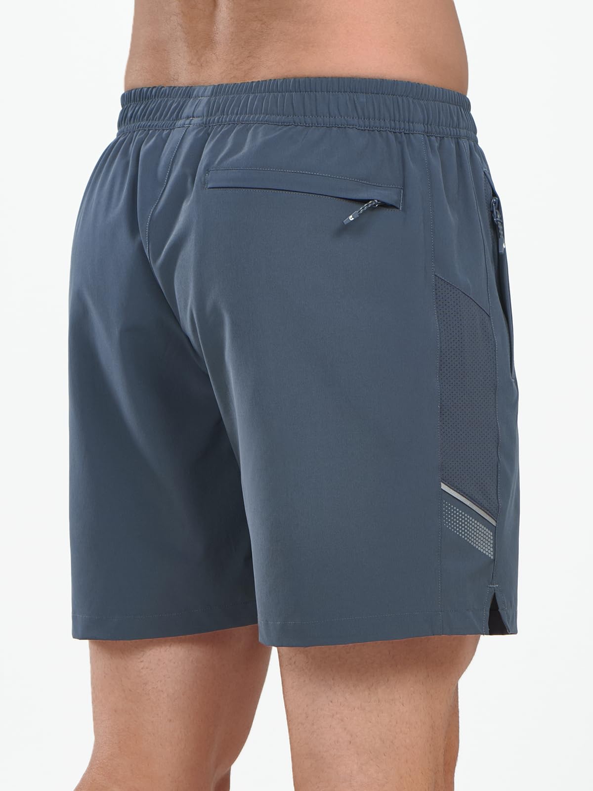 NORTHYARD Pantalones cortos deportivos para correr para hombre, 12,7 cm, de secado rápido, ligeros, con bolsillos con cremallera, gimnasio, entrenamiento activo