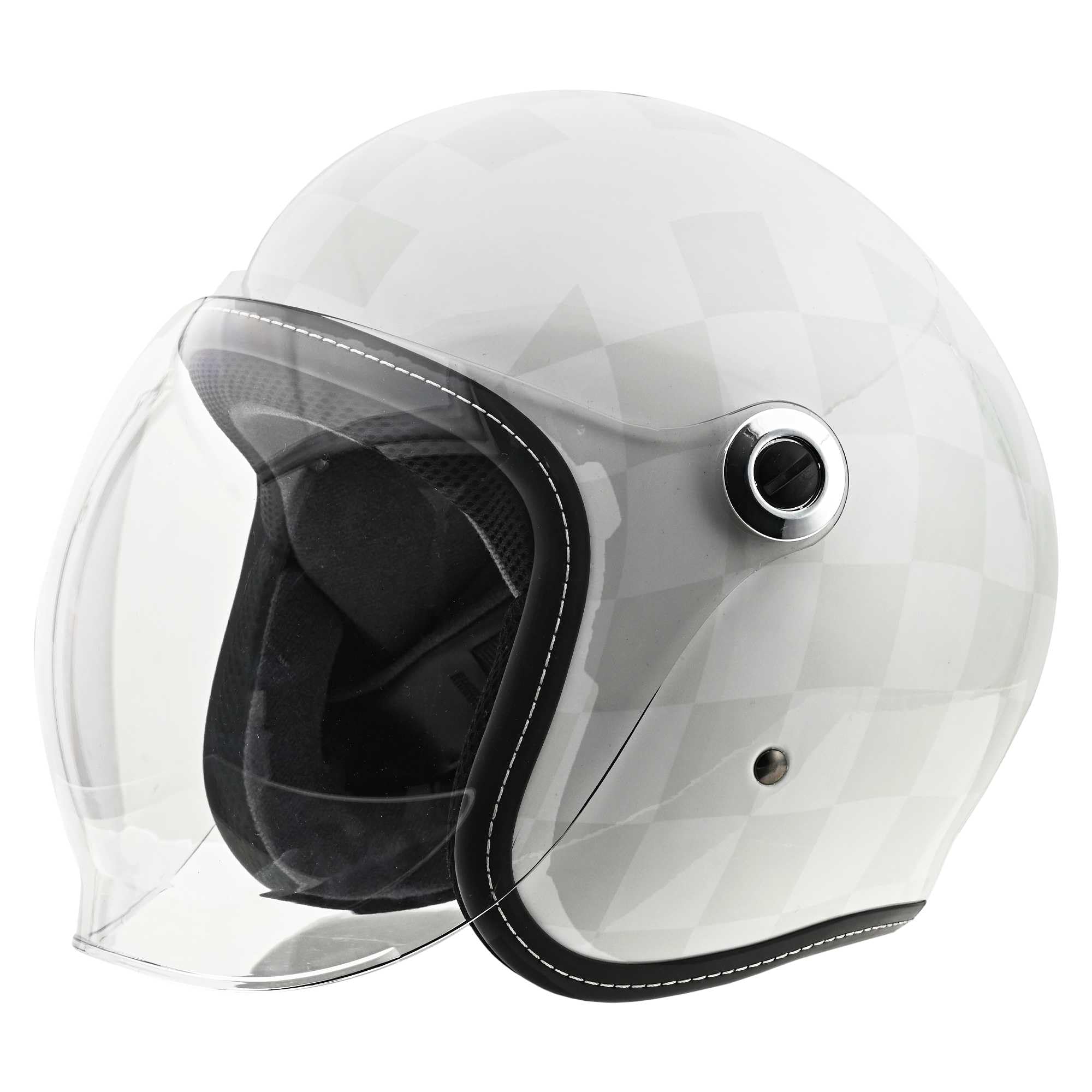 Amazon | RIDEZ ZZ バイク ジェットヘルメット UVシールド バックル式