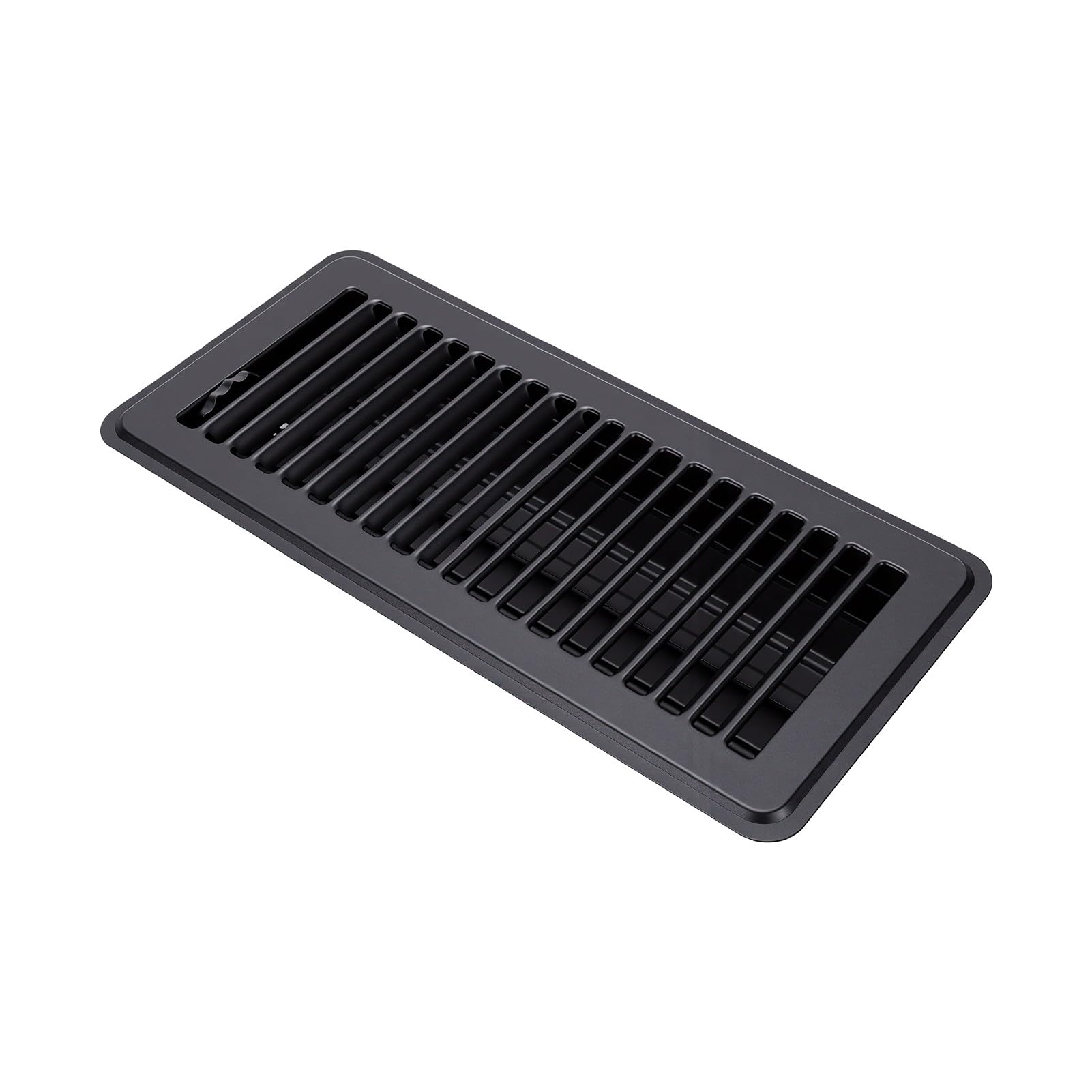 Hyuduo Rejilla de Ventilación de Acero para Piso Pulgadas, Registro Transitable con Compuerta Ajustable para Sistemas HVAC del Hogar