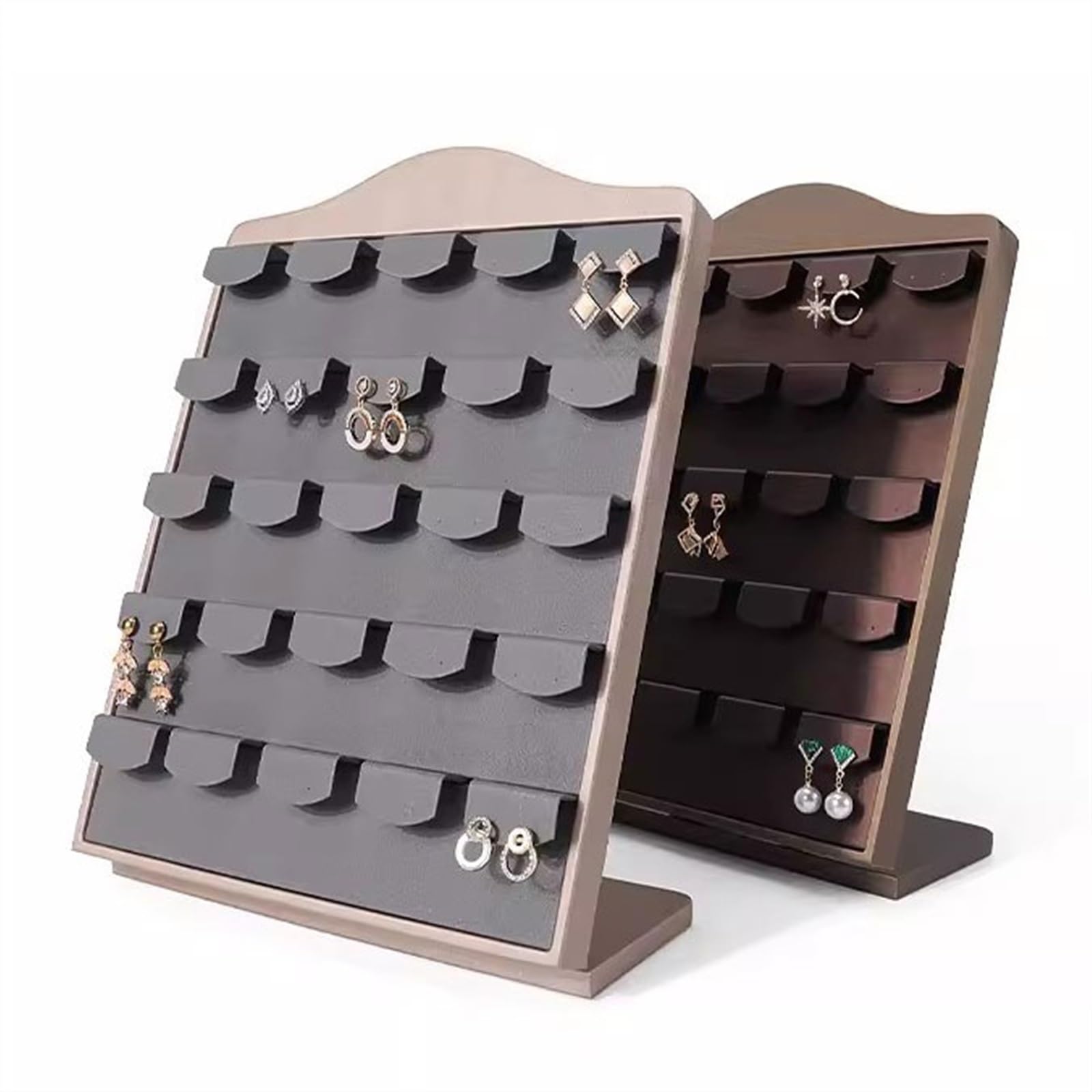 Organizador de Joyas Soporte Multifuncional para Guardar Joyas, Expositor de Joyas extraíble, de Piel sintética, Organizador de Soportes, Expositor de Joyas (A)