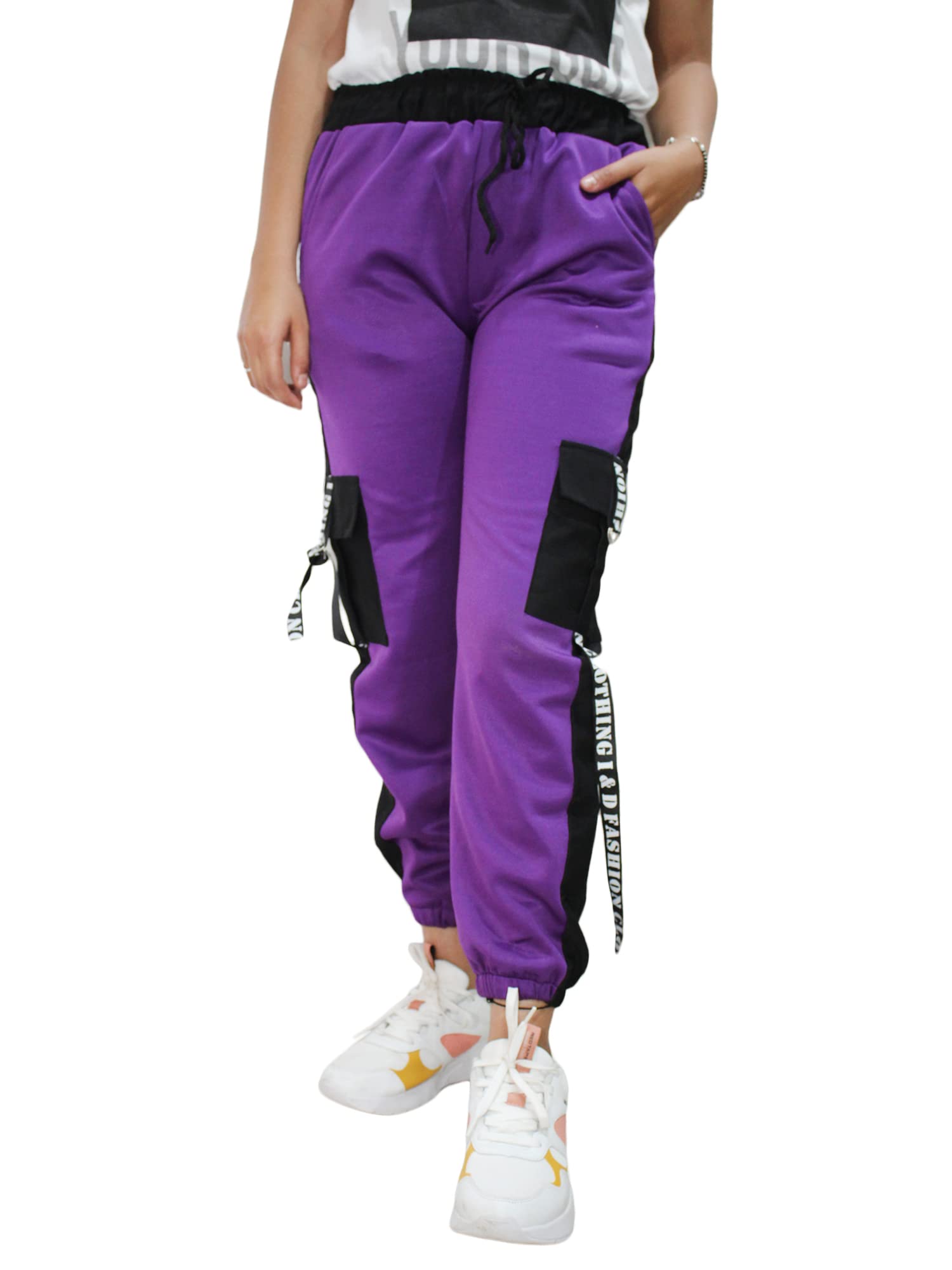 hautemoda Women Solid Jogger (AD05LW04-P)-picture-11